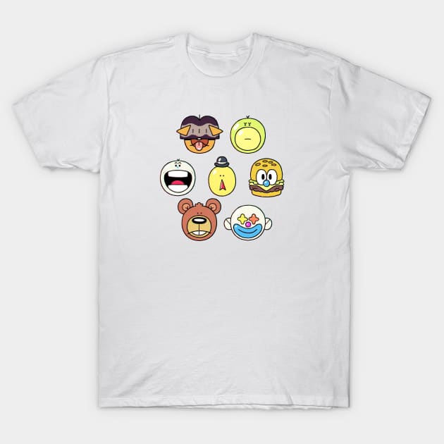 friends of friends of friends T-Shirt by Bowlcut Pug